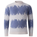 Herren trendiger Pullover mit strukturiertem Farbverlauf R&B