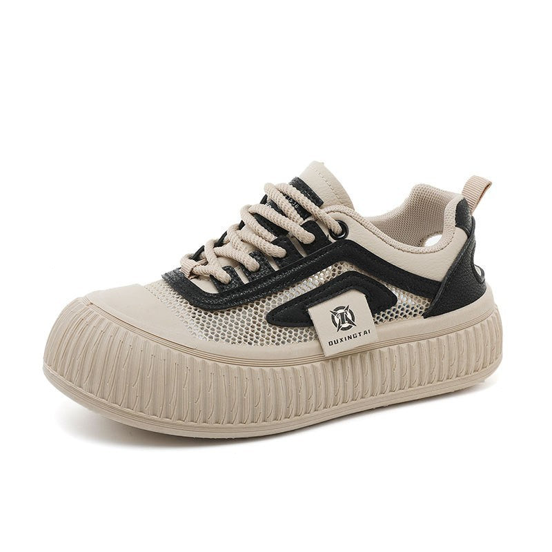 Damen Sportliche Sneaker mit atmungsaktiver Mesh-Oberfläche und verstärkter Sohle R&B