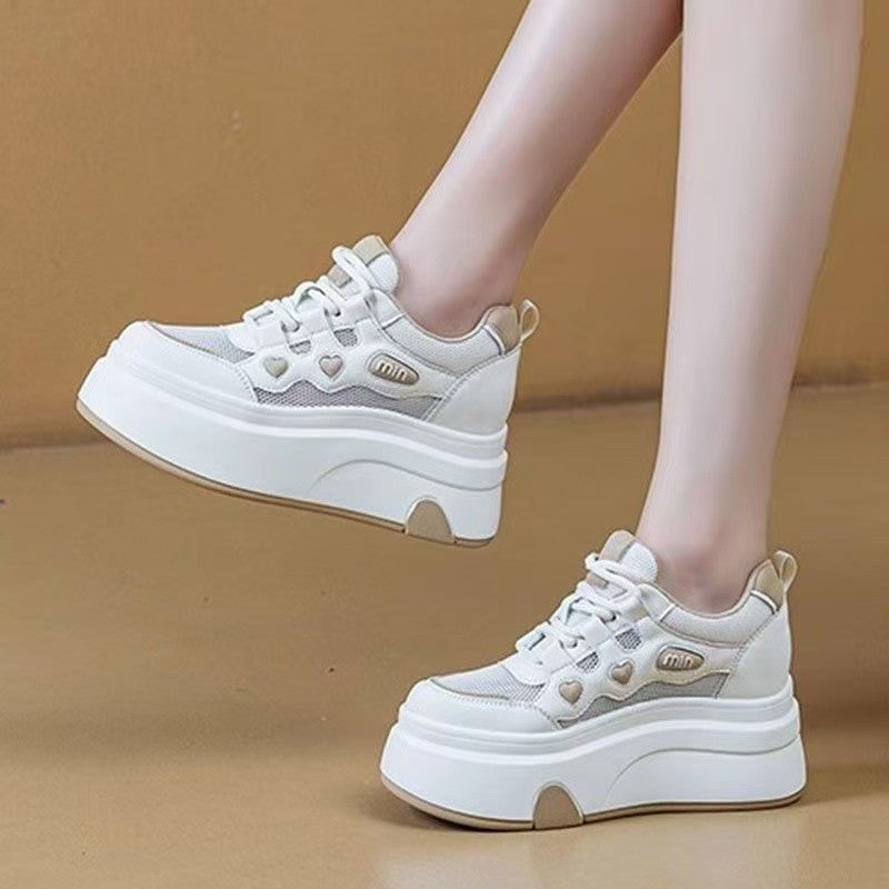Damen Plateausneakers mit trendigem Design und komfortabler Dämpfung