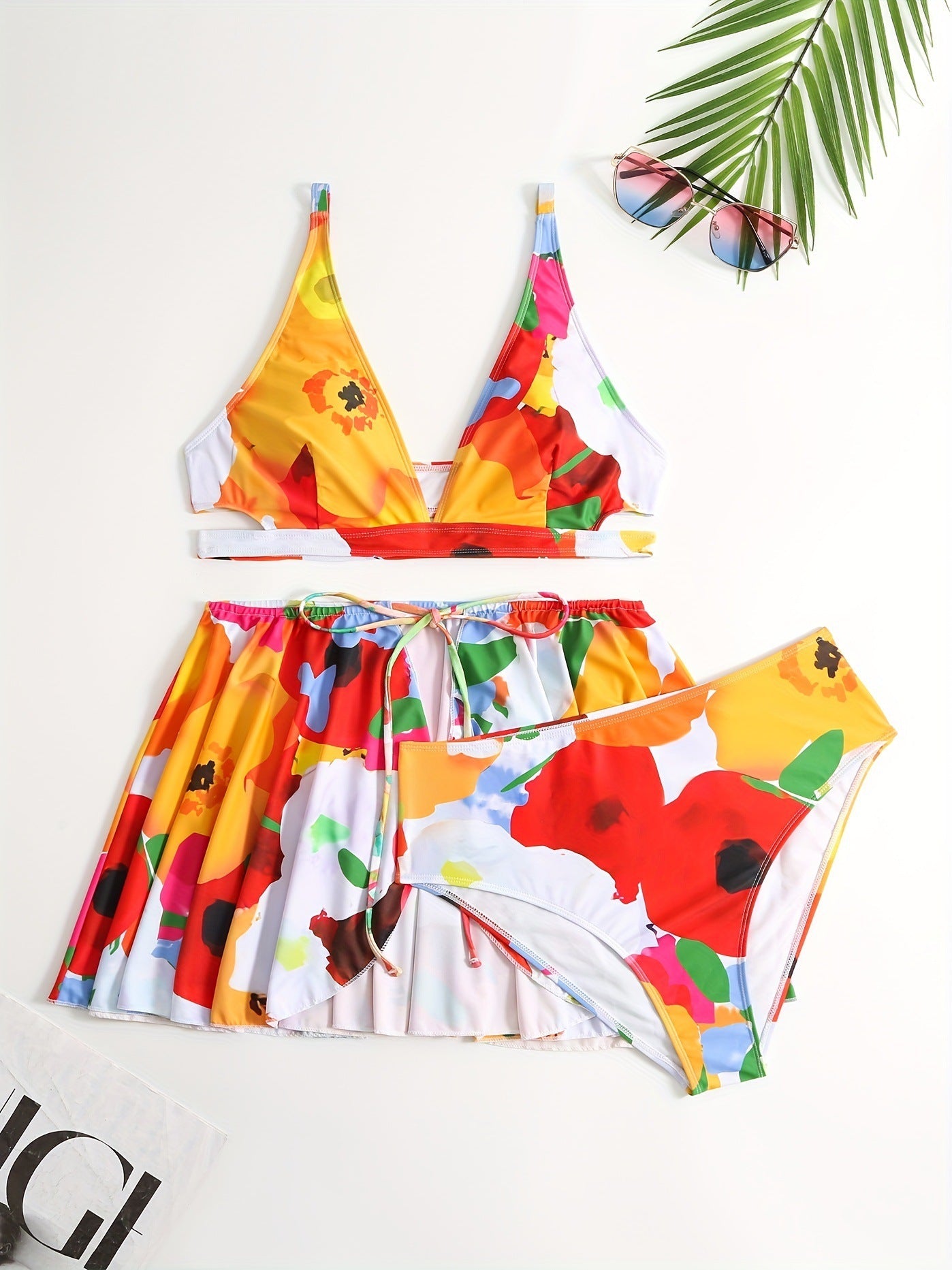 Damen Bikini-Set mit schickem Rock R&B