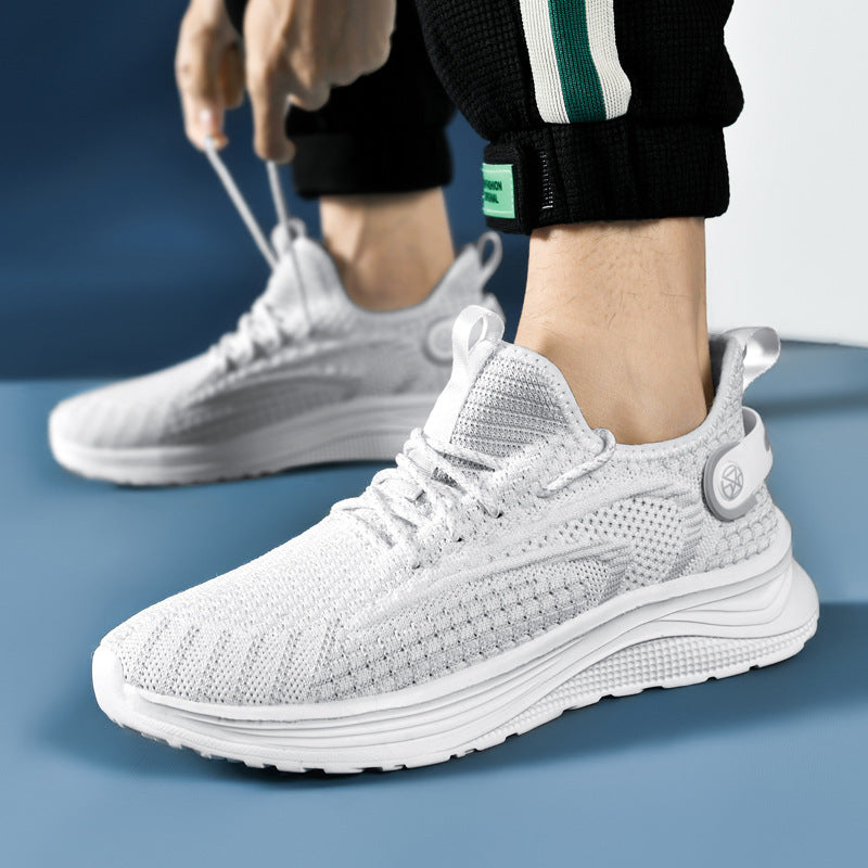 Damen Komfortable Lauf-Sneaker mit elastischem Strick-Obermaterial R&B