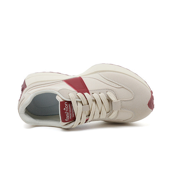 Damen modische Sneakers mit atmungsaktiver Oberfläche und dämpfender Sohle R&B