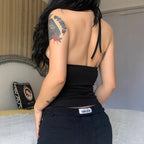Damen Haltertop mit verstellbarem Gurt und Dekorakzenten R&B
