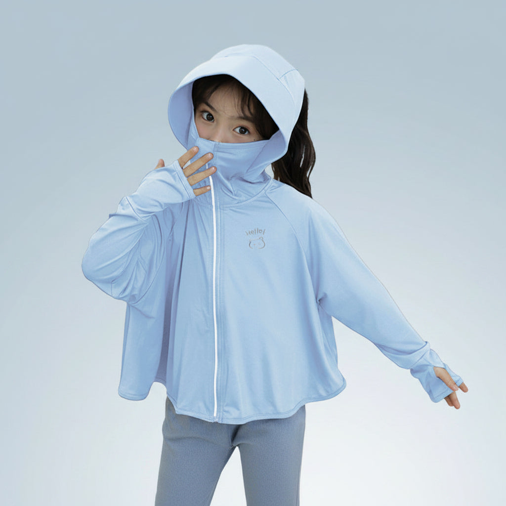 Damen UV-Schutzjacke mit Kapuze und atmungsaktivem Design R&B