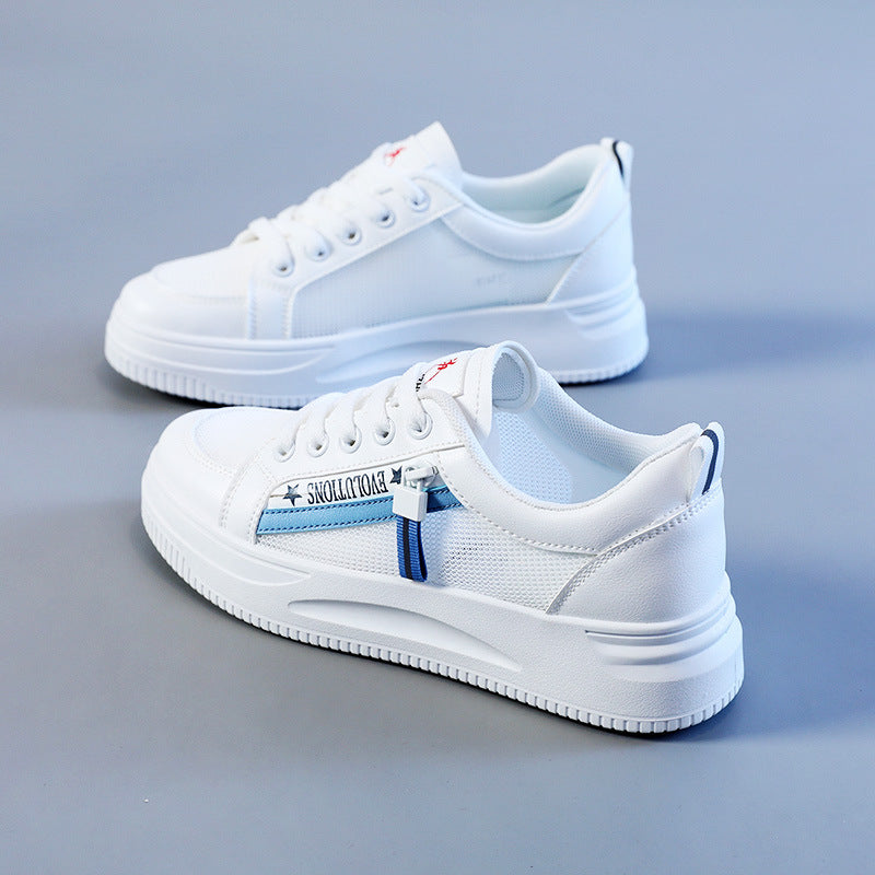 Damen Sportliche Sneaker mit innovativem Obermaterial und modischem Zipperdesign R&B