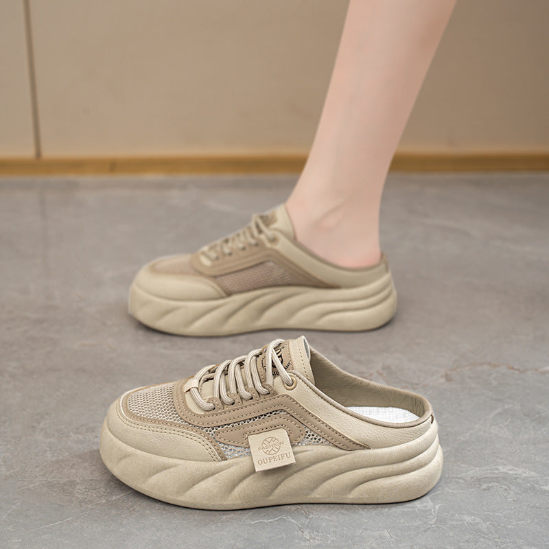Damen Sneakers mit atmungsaktiver Netzstruktur und dämpfender Sohle R&B