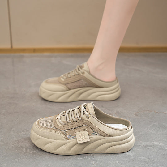 Damen Sneakers mit atmungsaktiver Netzstruktur und dämpfender Sohle R&B