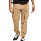 Herren Cargo-Hose mit elastischem Bund und zahlreichen Taschen R&B
