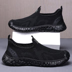Damen Bequeme Slip-On Freizeitschuhe mit atmungsaktivem Mesh-Obermaterial R&B