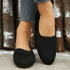 Damen Atmungsaktive Slip-On Ballerinas im minimalistischen Design R&B