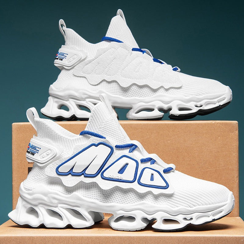 Damen Sportliche High-Performance Sneakers mit atmungsaktiver Oberflächenstruktur R&B