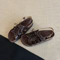 Damen Sandalen mit robustem Schnürsystem und anatomischer Fußbettgestaltung R&B