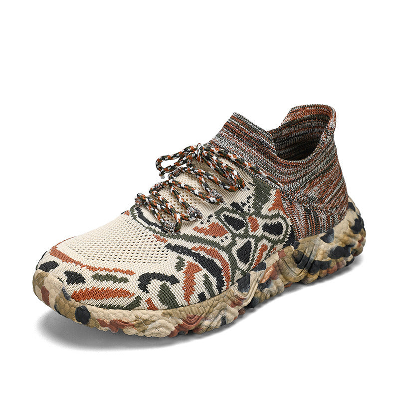 Damen Multifunktionale Freizeit-Sneaker mit atmungsaktiver Strick-Oberfläche und rutschfester Sohle