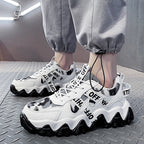 Damen Sportliche Chunky Sneakers mit strapazierfähigem Obermaterial und rutschfester Sohle