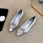 Damen elegante Ballerinas mit strahlenden Dekor-Elementen und komfortabler Innensohle R&B