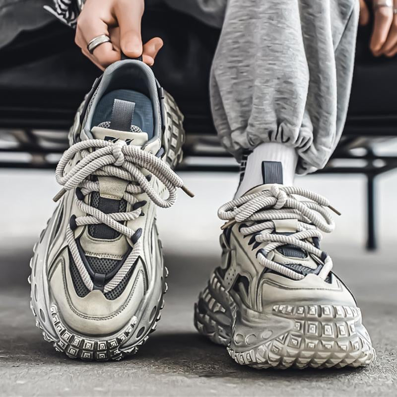 Damen Sportliche Sneakers mit innovativem Sohlenprofil und atmungsaktiver Mesh-Konstruktion
