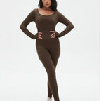 Damen Figurumspielender Jumpsuit R&B
