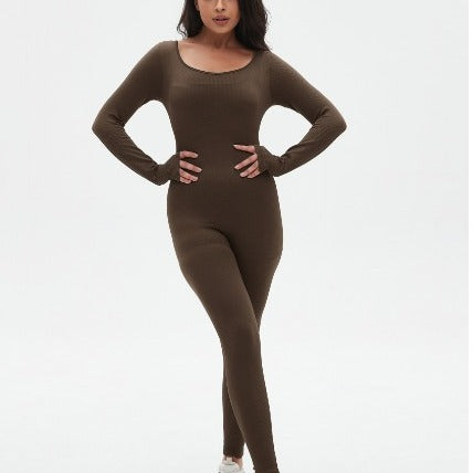 Damen Figurumspielender Jumpsuit R&B