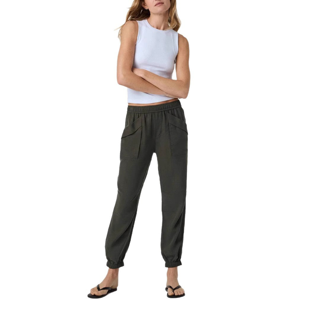 Damen lässige Freizeithose mit seitlichen Taschen R&B