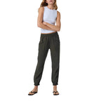 Damen lässige Freizeithose mit seitlichen Taschen