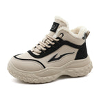 Damen Hohe Sneakers mit kuscheligem Innenfutter und rutschfester Sohle R&B