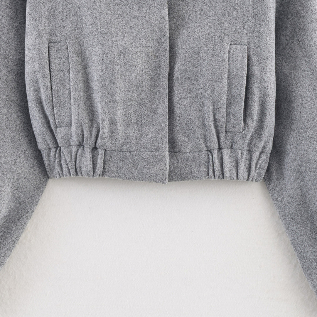 Damen cropped Wolljacke R&B