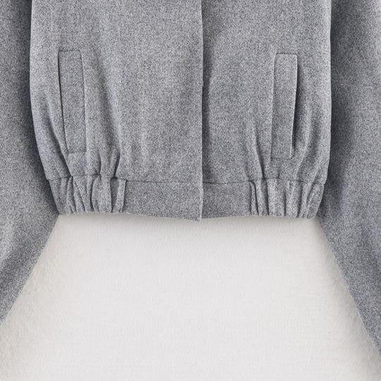 Damen cropped Wolljacke R&B