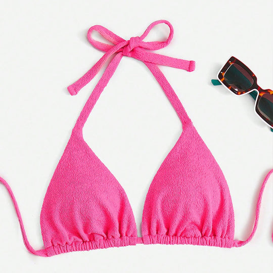 Damen Triangel-Bikini-Oberteil mit verstellbaren Trägern R&B