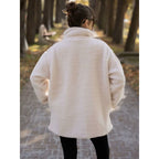 Damen Flauschige Teddyjacke R&B
