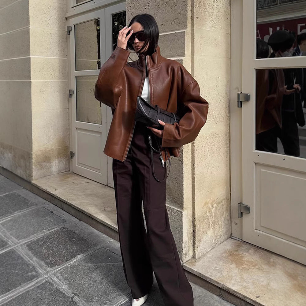 Damen Oversized jacke mit lässigem Schnitt und voluminösen Ärmeln R&B