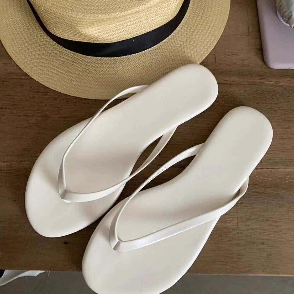 Damen komfortable Zehentrenner-Sandalen mit orthopädischem Fußbett und rutschfester Sohle R&B