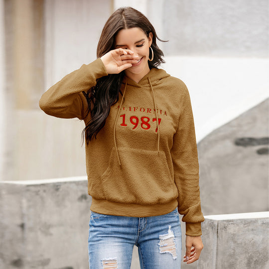 Damen kuscheliger Oversized Hoodie R&B