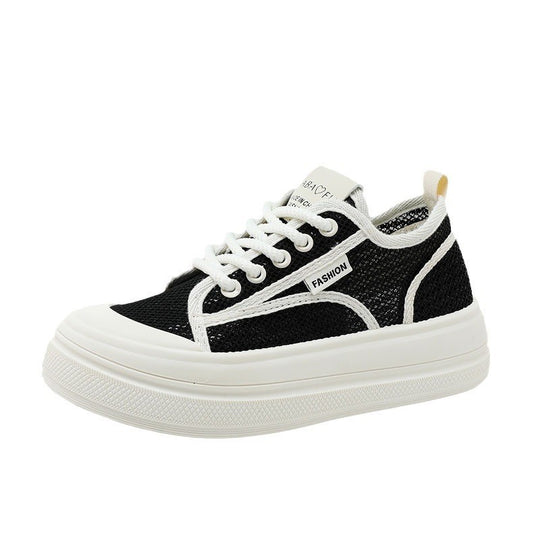 Damen modische Sneakers mit strukturiertem Obermaterial und dämpfendem Sohlenprofil R&B