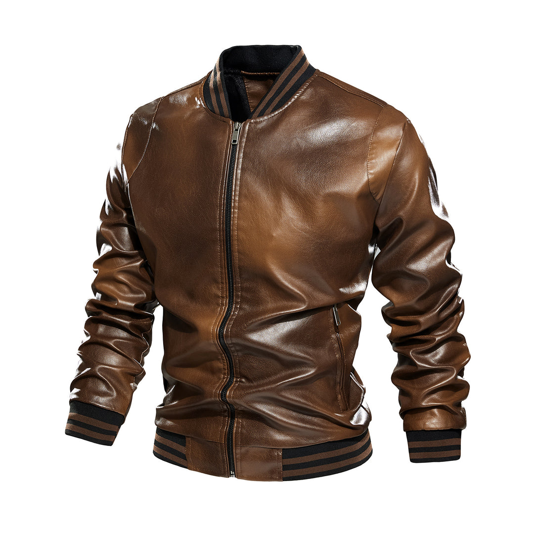 Herren klassische jacke mit elastischen Rippbündchen R&B