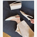 Damen Slingback-Pumps mit eleganter spitz zulaufender Form und bequemer Innensohle R&B