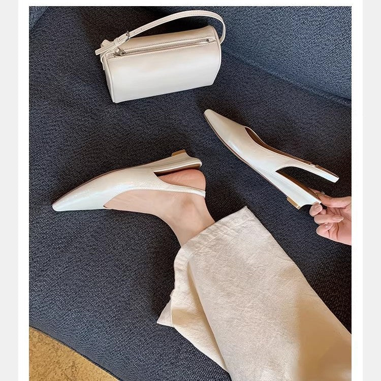 Damen Slingback-Pumps mit eleganter spitz zulaufender Form und bequemer Innensohle R&B