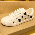 Damen Modische Sneakers aus hochwertigem Leder mit einzigartigem Design und bequemer Dämpfung R&B