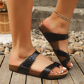 Damen Komfortable Korksandalen mit verstellbaren Riemen R&B