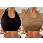 Damen Hochwertiger Sport-BH mit strukturiertem Material R&B