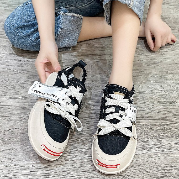 Damen Sneakers mit trendigem Design und rutschfester Sohle R&B