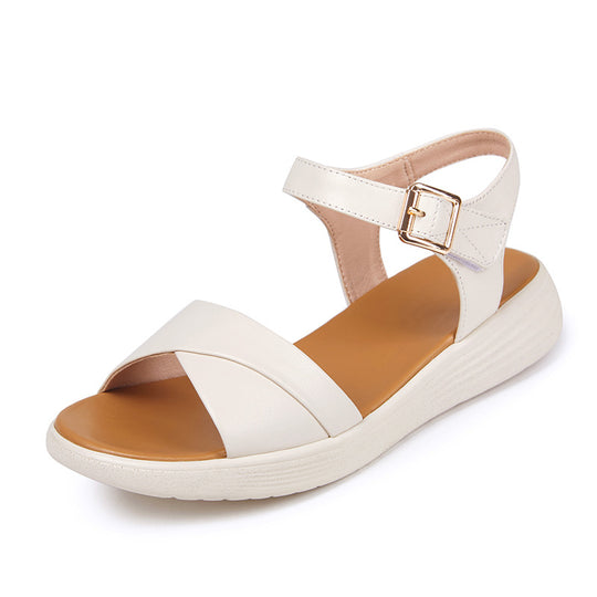 Damen Komfortabel verstellbare Sandalen mit gepolsterter Innensohle und modischem Riemendesign R&B
