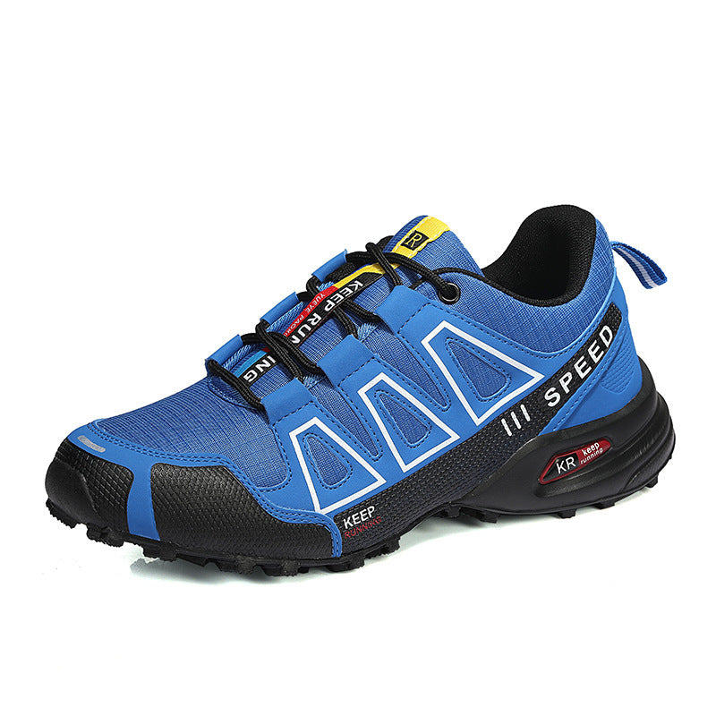 Herren nan robuster Trailrunning-Laufschuh mit stoßdämpfender EVA-Zwischensohle und griffiger Profillaufsohle R&B