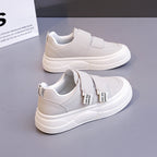 Damen Sneakers mit praktischem Klettverschluss und modischer Plattform R&B