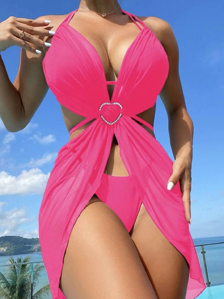 Damen Badeanzug mit eleganter Schnittführung R&B
