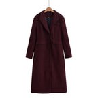 Damen eleganter Bouclé-Mantel R&B