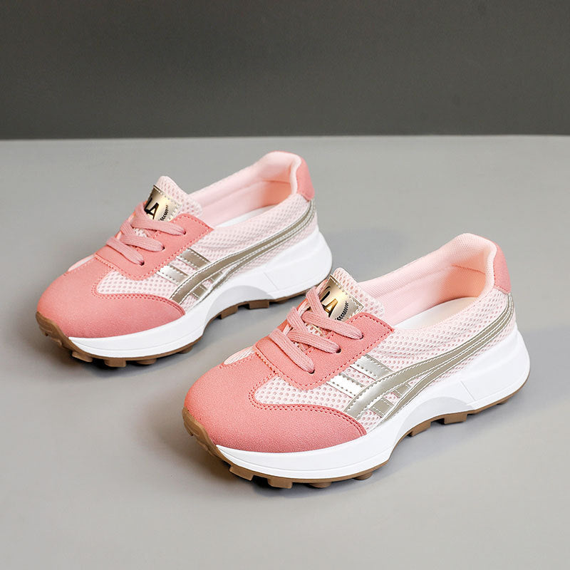 Damen Sportliche Sneakers mit atmungsaktiver Mesh-Oberfläche und dynamischem Sohlenprofil R&B