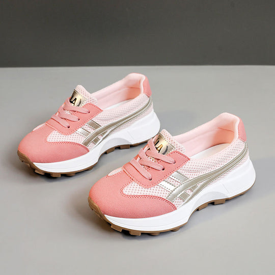 Damen Sportliche Sneakers mit atmungsaktiver Mesh-Oberfläche und dynamischem Sohlenprofil R&B