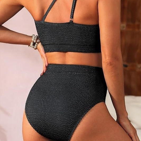 Damen Einseitiger Hochtaillierter Bikini R&B