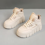 Damen modische High-Top Sneakers mit kuscheligem Innenfutter und sportlichem Design R&B