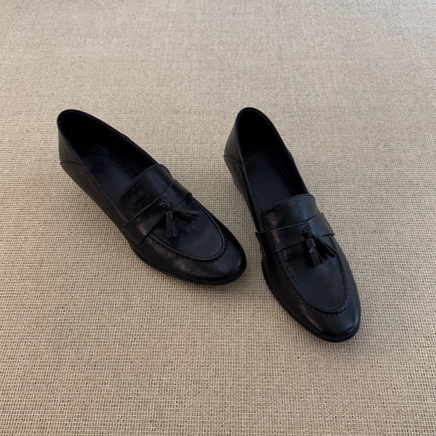 Damen elegante Mokassins mit modischem Quasten-Design R&B